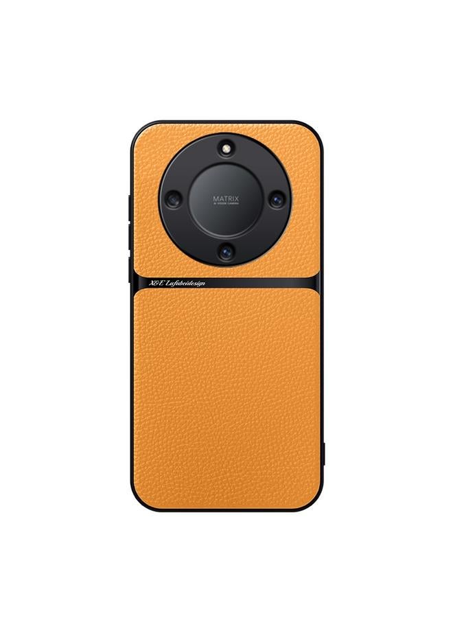 جرين تايجر جراب هاتف Honor X9a من جلد الليتشي المغناطيسي المقاوم للصدمات بتغطية كاملة - Image 1