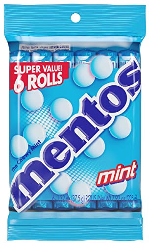 Mentos Chewy Mint Candy Roll Peppermint 132 ounce14 Pieces Pack of 6 multi pack - Image 5