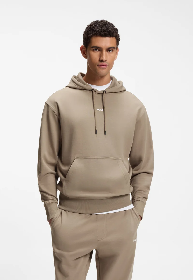 BOSS Casual cotton tracksuit set with a minimalist logo