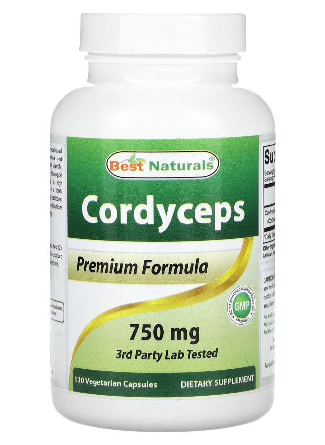 Cordyceps 750 mg 120 Vegetarian Capsules - pzsku/Z62418E47A02A3344E7B9Z/45/_/1730767430/a740086f-11c0-4e9d-9ad8-43887a2aa99e