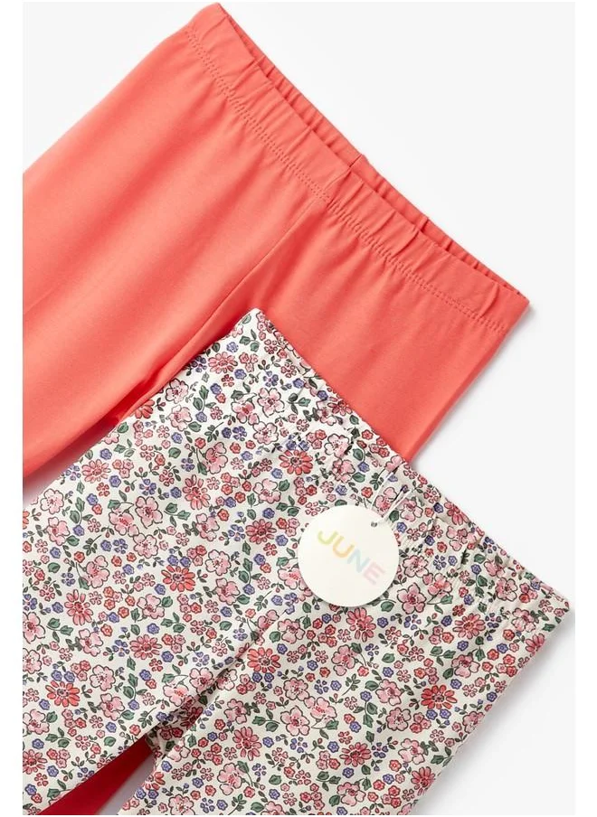 JUNE June Girl 2-Pack Tight Multicolor