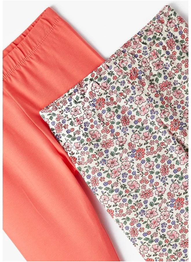JUNE June Girl 2-Pack Tight Multicolor