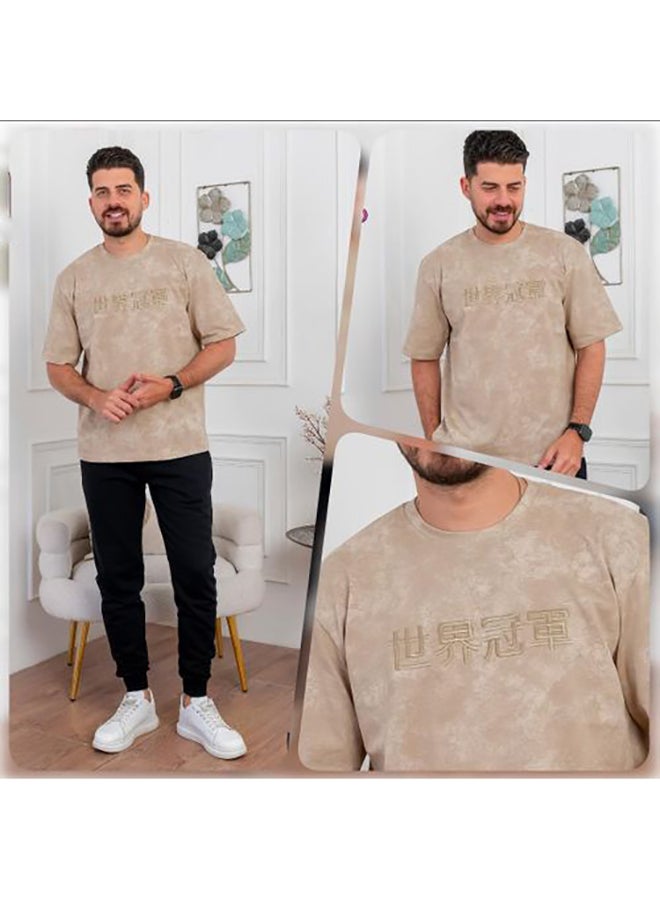 ترنج رجالي صيفي اوڤر سايز 100% قطن صيف 2026 - Image 1