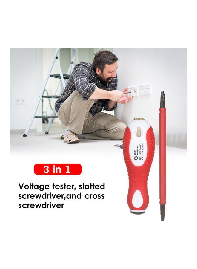 NIBEMINENT Insulated Screwdriver Red/White - Image 4