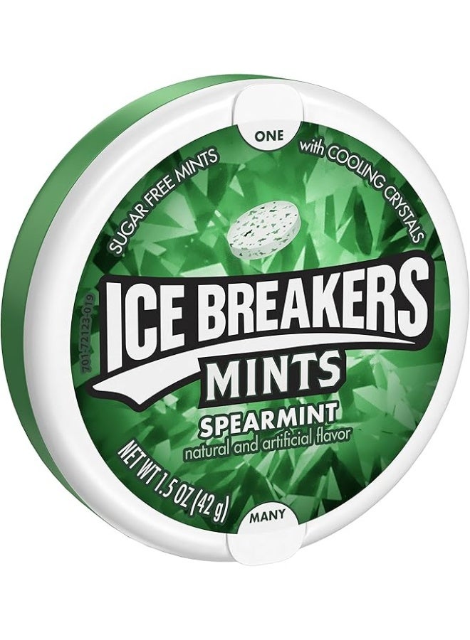 ICE Breakers Ice Cubes Spearmint 1.5 oz Tin - Image 2