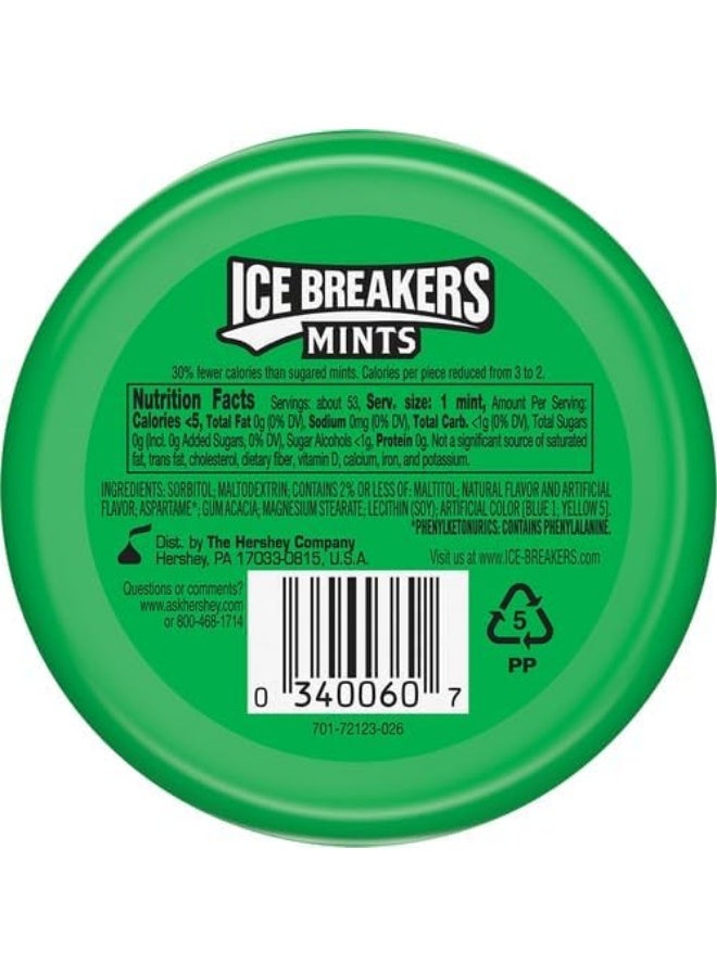 ICE Breakers Ice Cubes Spearmint 1.5 oz Tin - Image 4
