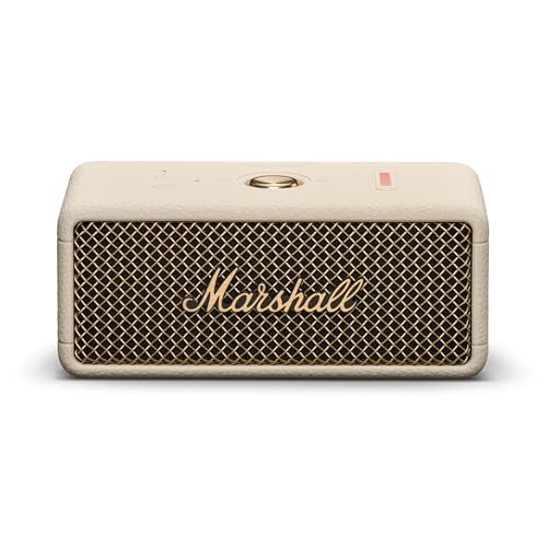 Marshall Emberton III Portable Bluetooth Speaker - Rugged Waterproof IP67 Design | Loud Stereo Sound, Deep Bass with 32+ Hr Playtime | Compact and Wireless for Travel and Outdoors - Cream - Image 1