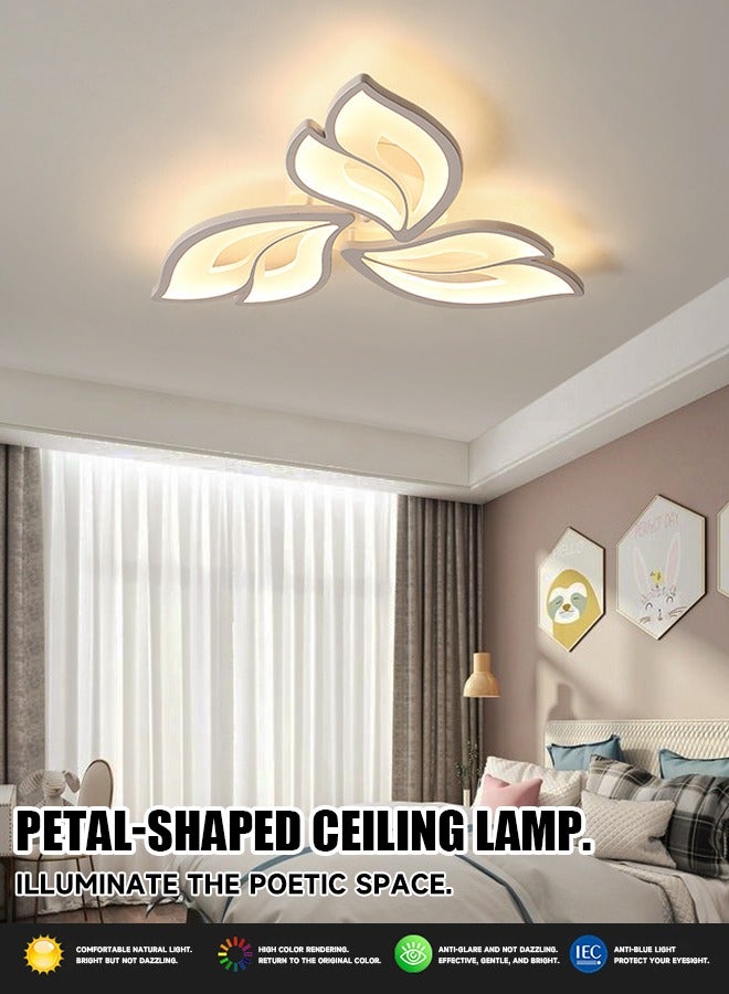 2025 New Model LED Nordic Minimalist Modern Living Room, Bedroom and Dining Room Ceiling Lamp - Three-color Transformation - Grand and Creative - Individualistic - Master Bedroom and Study Lamp  - Image 2