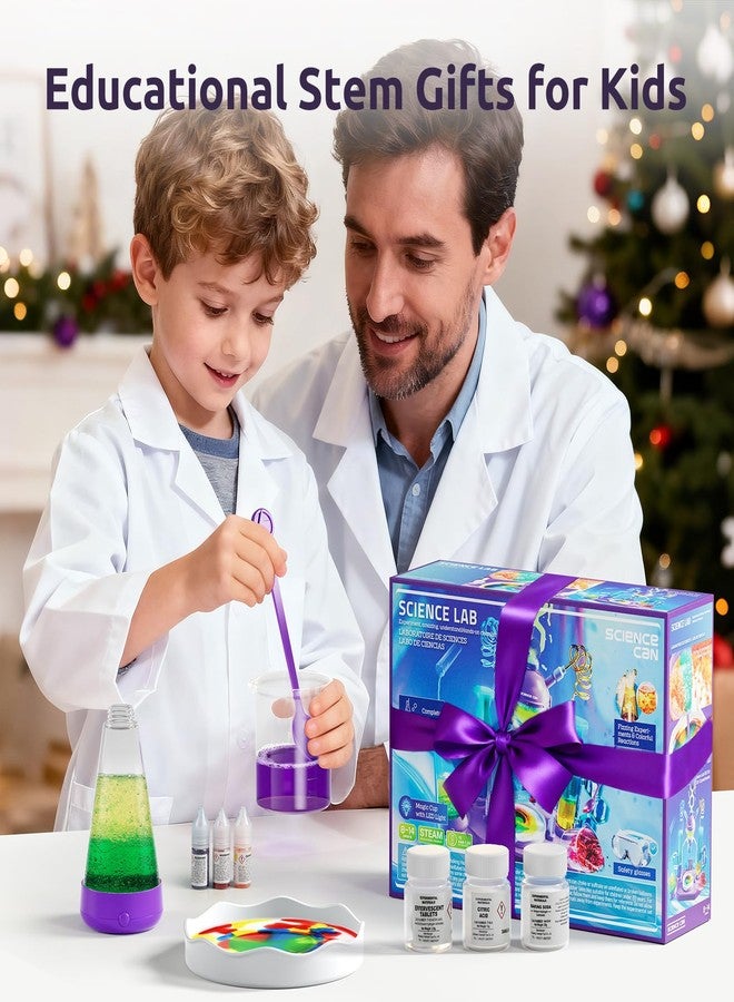 ساينس كان مجموعة أدوات علمية للأطفال من 8 إلى 12 عامًا من ساينس كان، تتضمن محطة مختبر فريدة، وأكثر من 50 تجربة كيميائية ومشاريع STEM للأولاد والبنات، وألعاب تعليمية وفكرة هدية رائعة لأعياد الميلاد. - Image 2