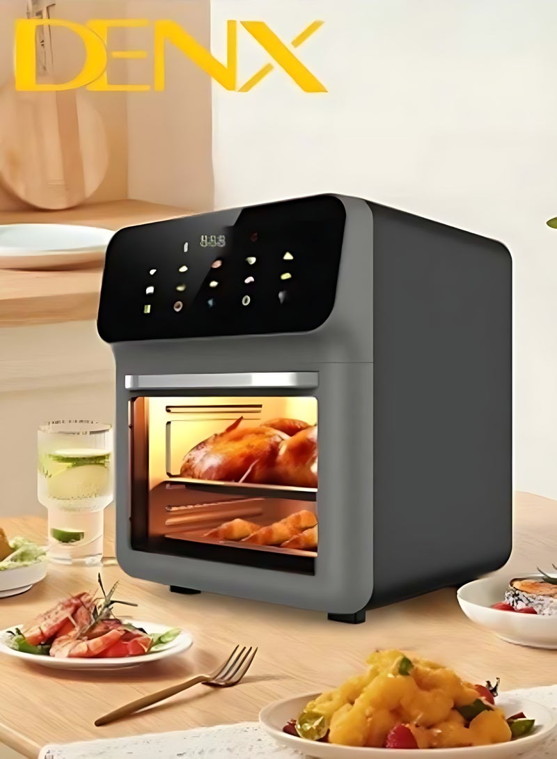 دينكس قلاية هوائية من دنكس  (DENX DX2081 Air Fry) لطعام صحي خالي من الدهون مع سعة ١٢ لتر مناسبة للجميع - Image 1