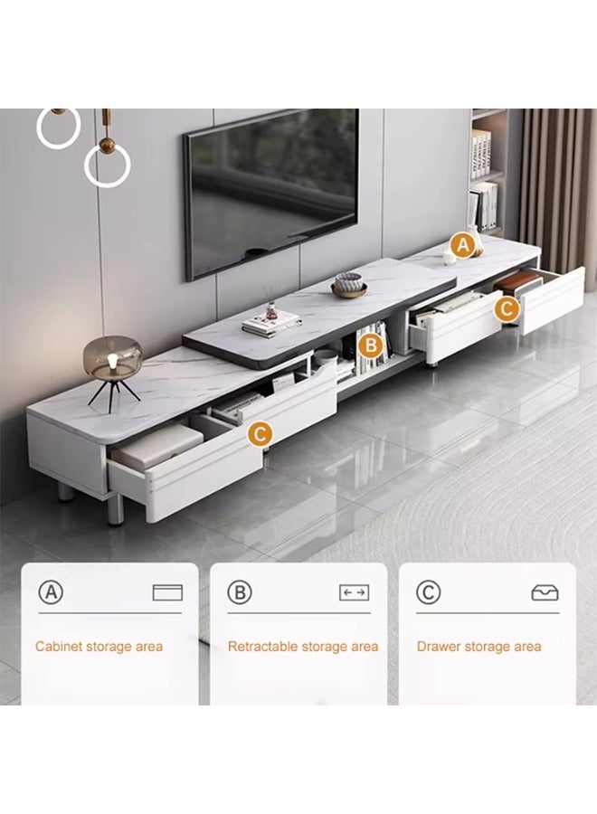 NKX [Slate] Expandable (200-270 cm) Warm White with White Texture - Image 5