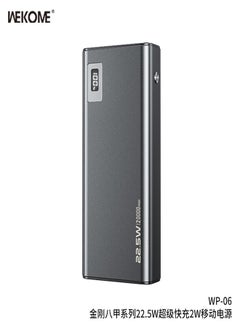 WEKOME Wp-06 20000mAh High-Speed Power Bank Black | Fast Charging Dual USB Output Portable Charger for Smartphones & Tablets  - Image 5