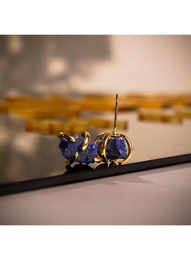 Studd Muffyn | Lapis Lazuli Spider Studs - Image 3