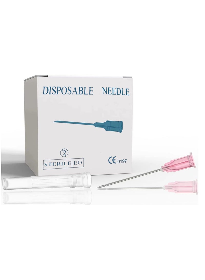 SKYLINE 18 Gauge 1 Inch Dispensing Syringe Needle 100PCS - Image 1