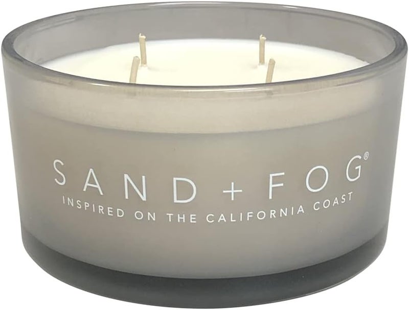 Sand + Fog Scented Candle - Honey Tobacco - Additional Scents and Sizes – 100% Cotton Lead-Free Wick - Luxury Air Freshening Jar Candles - Perfect Home Décor for Your Cocktail Table – 23 oz - Image 2