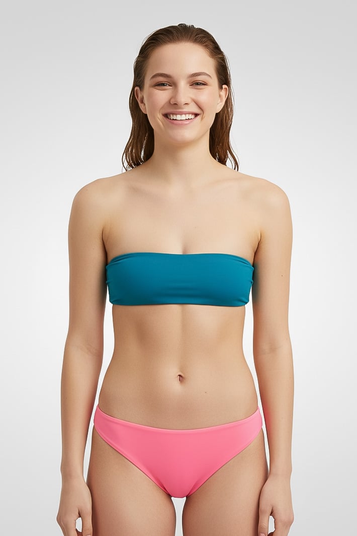 Roxy Women Solid Bikini Bottom, Pink - Image 1