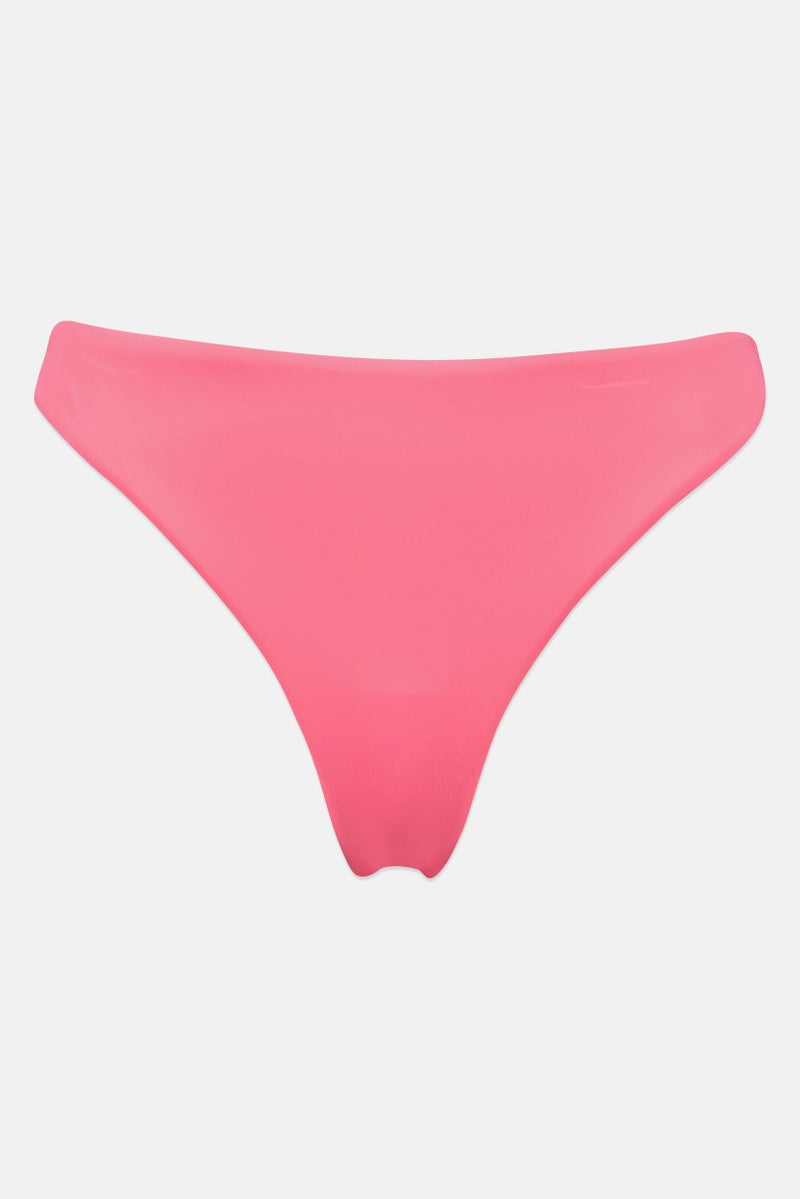 Roxy Women Solid Bikini Bottom, Pink - Image 2