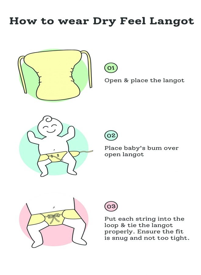 TEDDYIFY Baby's Cotton Cloth Diapers/Langot Washable and Reusable Nappies (Cotton Multicolor, U Shape) - Image 4