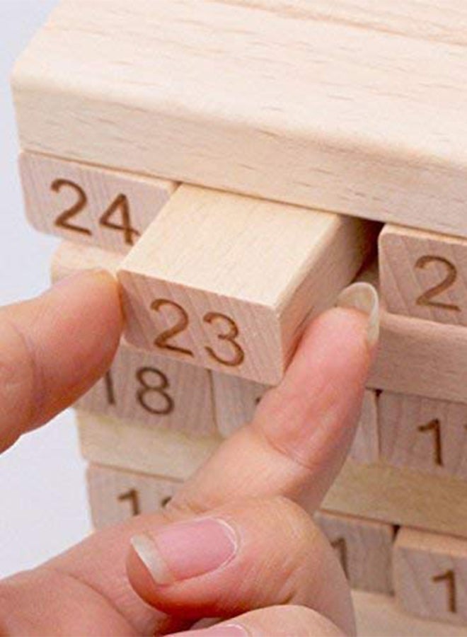Wooden Classic Non-Toxic Environment Friendly Numeric Stacking Block Set - Image 4