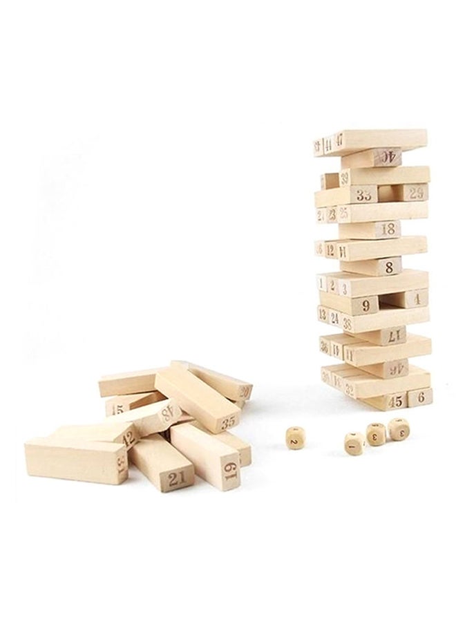 Wooden Classic Non-Toxic Environment Friendly Numeric Stacking Block Set - Image 2