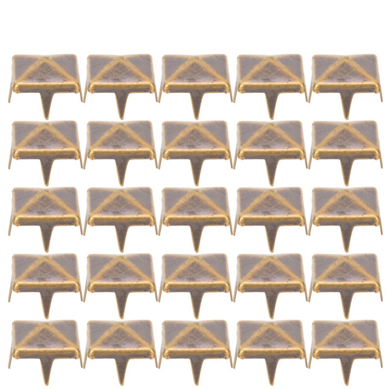 Leather Rivets: Antique Bronze Square Rivets - Easy To Install Stylish Diy Rivets For Leather Craft, Clothing, Bag And Shoe Decoration - Image 3