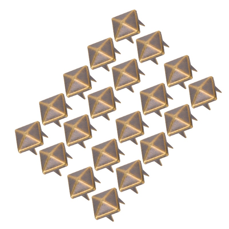 Leather Rivets: Antique Bronze Square Rivets - Easy To Install Stylish Diy Rivets For Leather Craft, Clothing, Bag And Shoe Decoration - Image 5