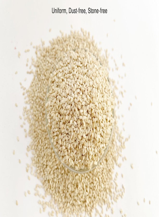Minimal Raw Organic White Sesame Seeds 1kg - Clean and White Til (Safed Til Seeds for Eating) - Image 5
