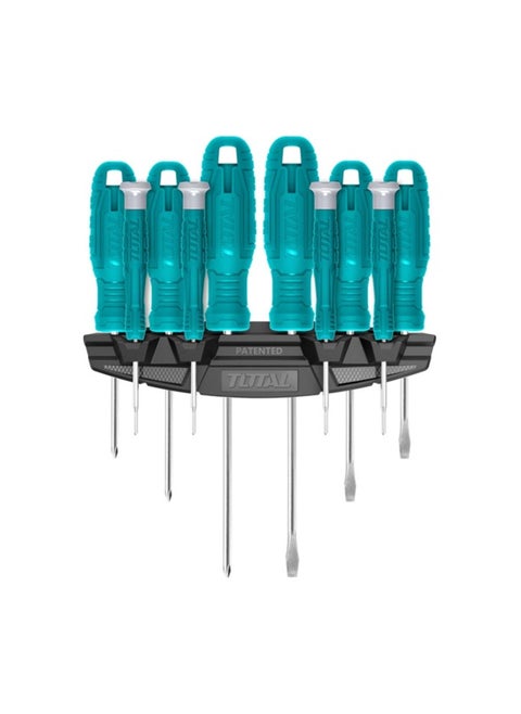 TOTAL 10PCS Screwdriver And Precision Screwdriver Set THTDC251001