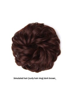 Synthetic Ponytail Hairpiece Floral Bun ScrunchieCurly-Dark Brown Curly-Dark Brown - pzsku/Z62427205069BA3709B6DZ/45/_/1725161145/4b939cdd-a95e-44a3-95eb-8c1235c18124