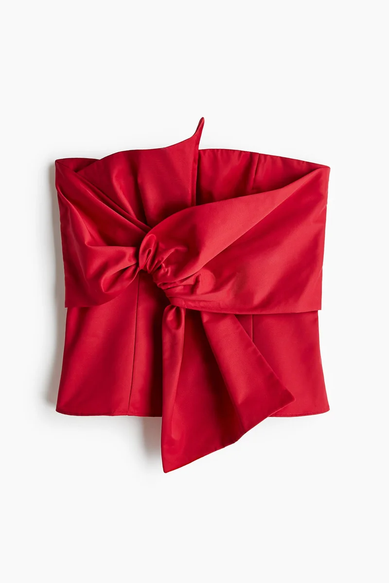 H&M Bow-front bandeau top