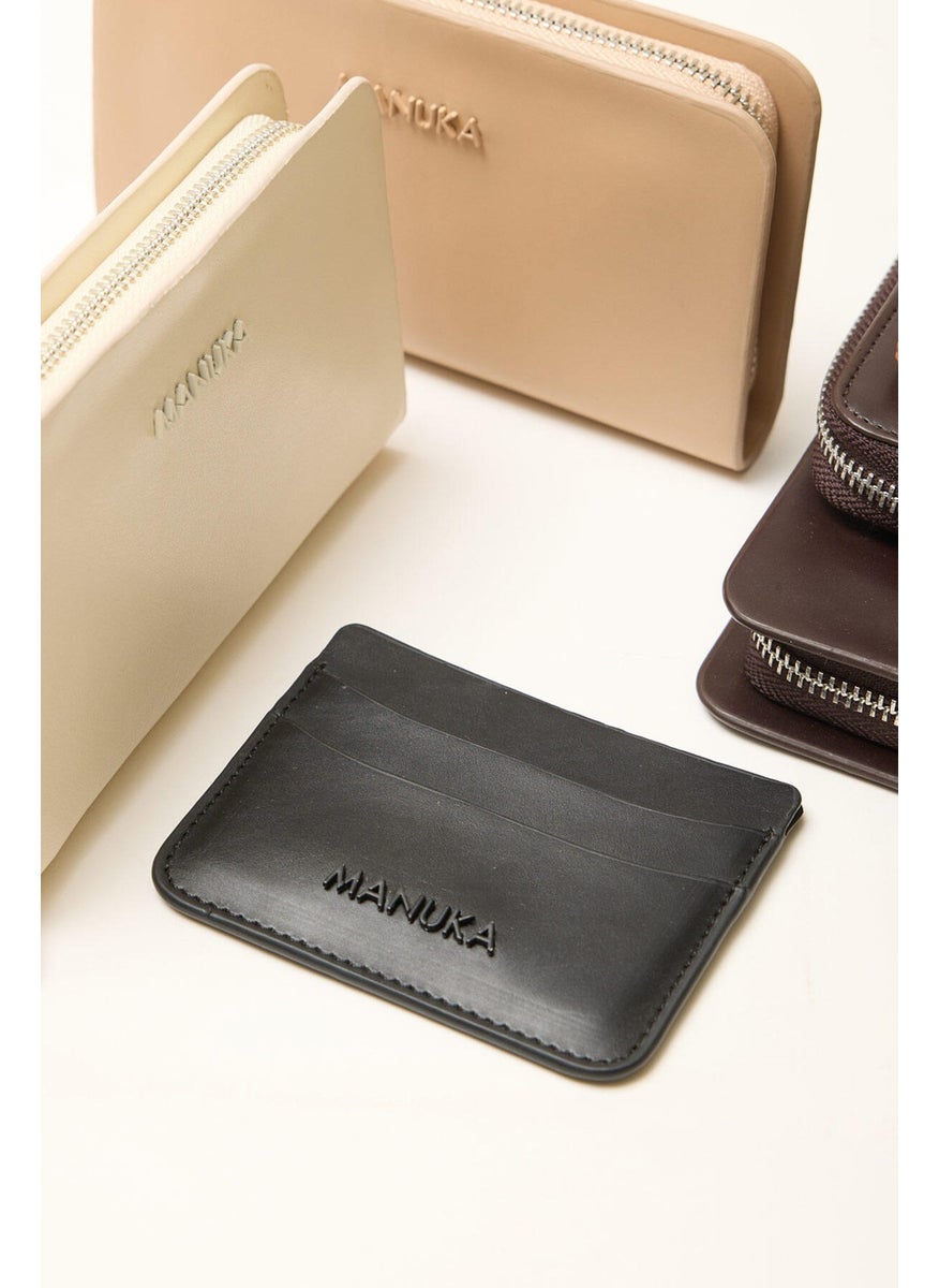 Manuka - Logo Card Holder Black - Image 1