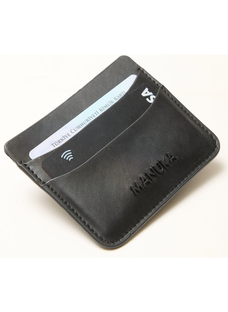 Manuka - Logo Card Holder Black - Image 1