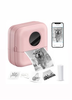 Portable mini printer wireless for children graphics and photo printer small thermal label printer – works through the application / Model BVV10