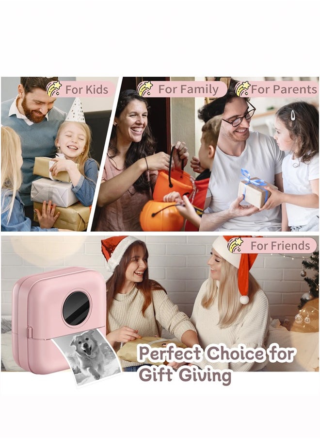 OKA Portable mini printer wireless for children graphics and photo printer small thermal label printer – works through the application / Model BVV10  - Image 4