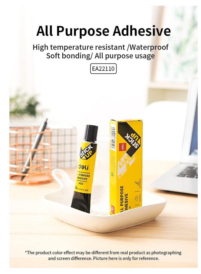 Deli All Purpose Gel Adhesive Glue 35ml Content - Image 3