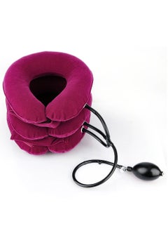 Generic Inflatable Collar Collar Sieve Cervical Vertebrae Air Tube Lighting Neck Care PVC Shoulders Neck Support Pillow  - Image 1