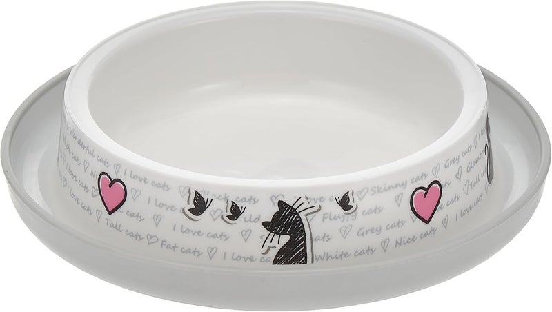 MODERNA Wide use selected material Trendy Dinner Water Bowl - Cats In Love Personal & public compatible - Image 1