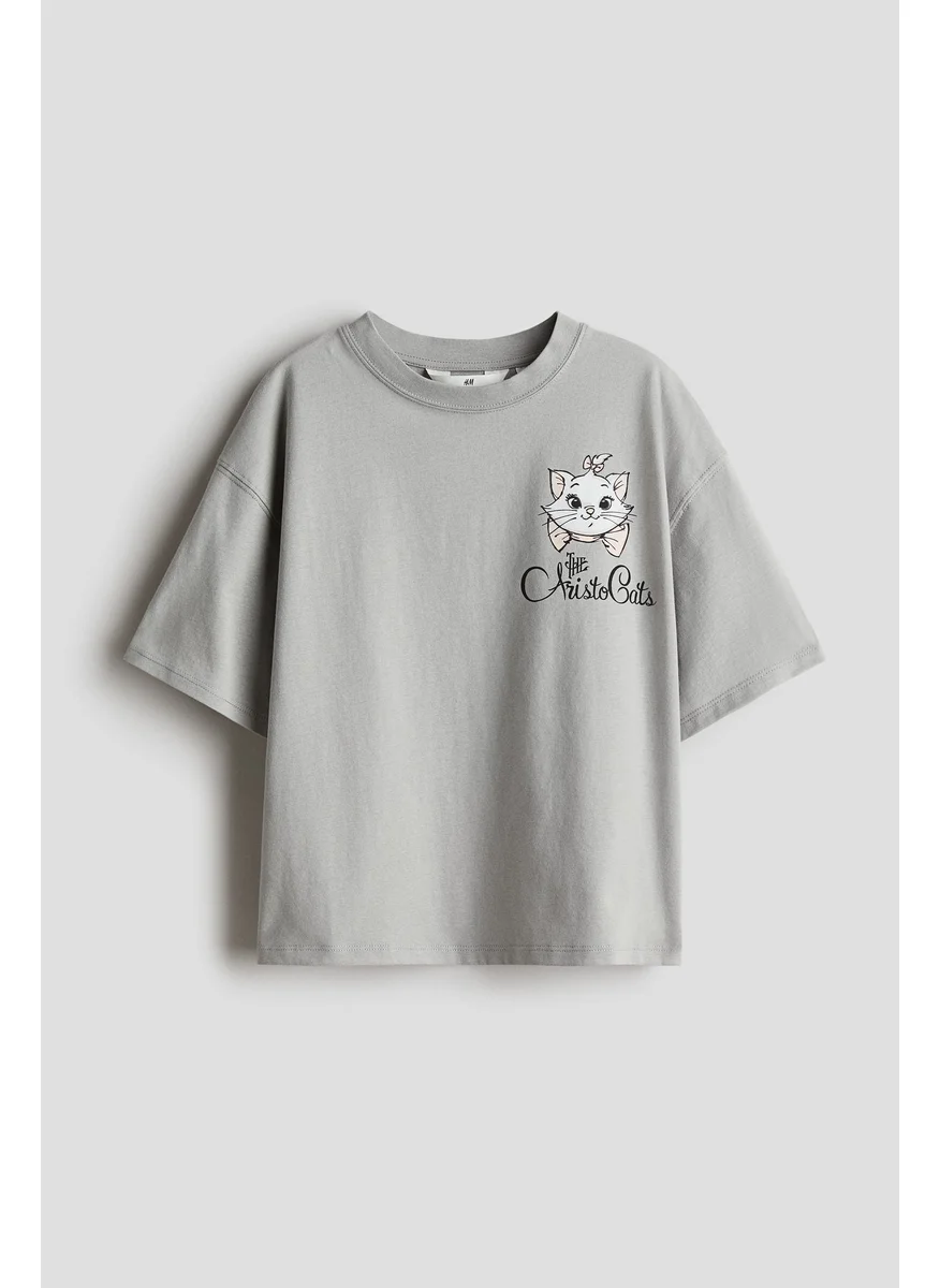 H&M Printed Cotton T-Shirt