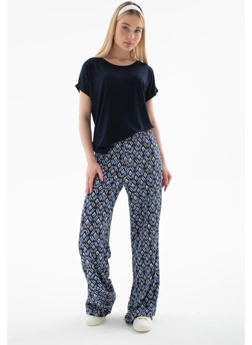 Fashion Friends 25Y0179K1 Women's Patterned Trousers