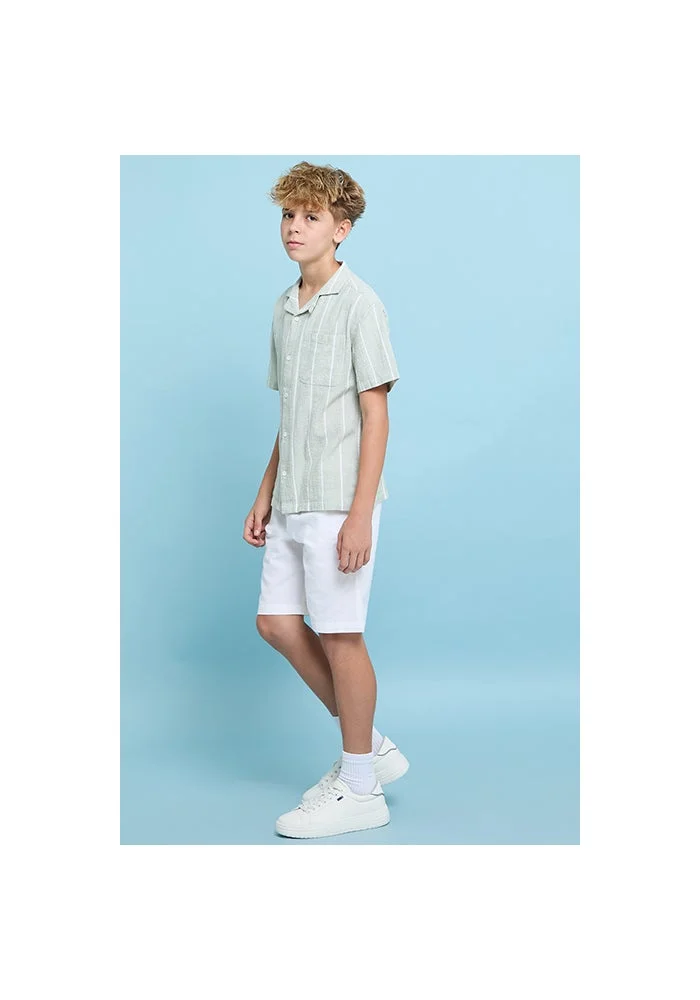 R&b Solid Shorts with Drawstring Waist