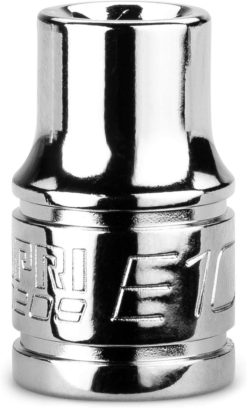 Capri Tools E10 External Star Socket, 3/8-Inch Drive - Image 1