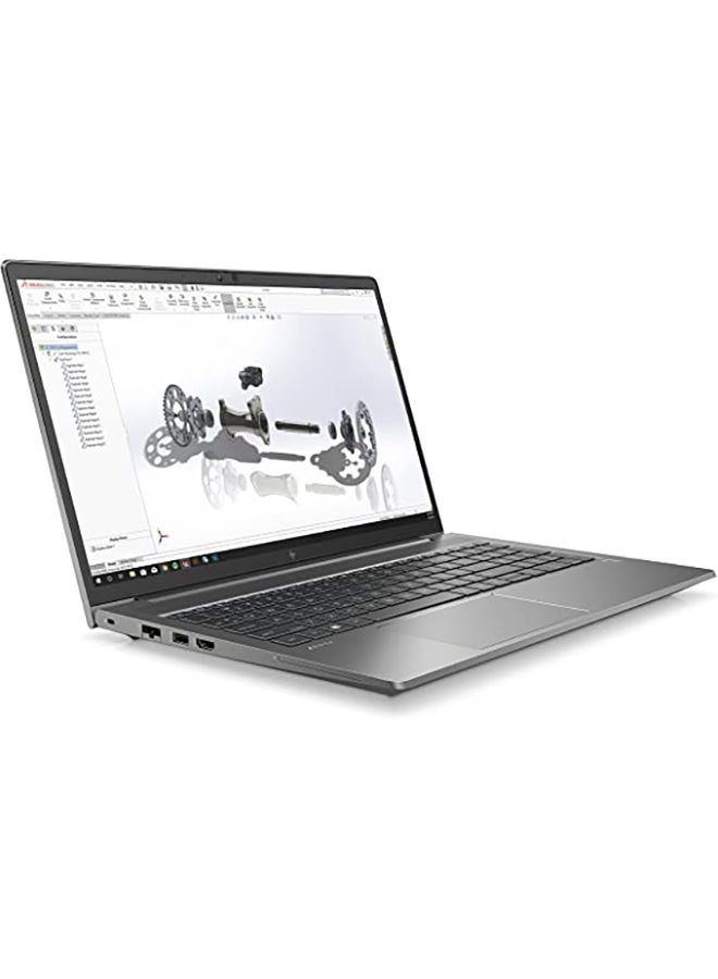 HP Zbook Power G8 Laptop With 15-Inch Display, Core i7-11800H Processor/16GB/512GB SSD/4GB Nvidia T600 Graphics Card/Windows 10 Pro English grey - Image 2