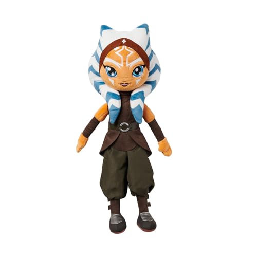 Disney Store Official Princess Plush Doll Ahsoka from Star Wars Ahsoka Medium 14 Inches Soft Plushy with Embroidered Features Princess Toys for Girls Disney Dolls Stuffed Animals for Girls - Image 1