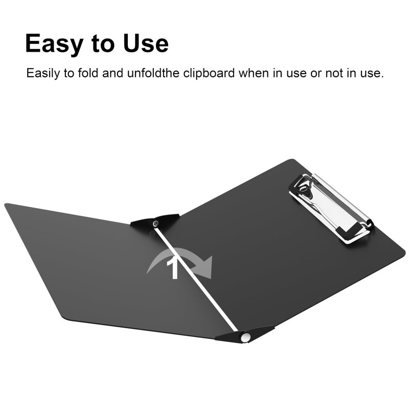 SC Printing World Nursing Clipboard with Nursing and Medical Edition Cheat Sheets Nursing School Essentials - Aluminum Foldable Nurse Clip Boards Essential Accessory for Efficient Patient Care (Black) - Image 4