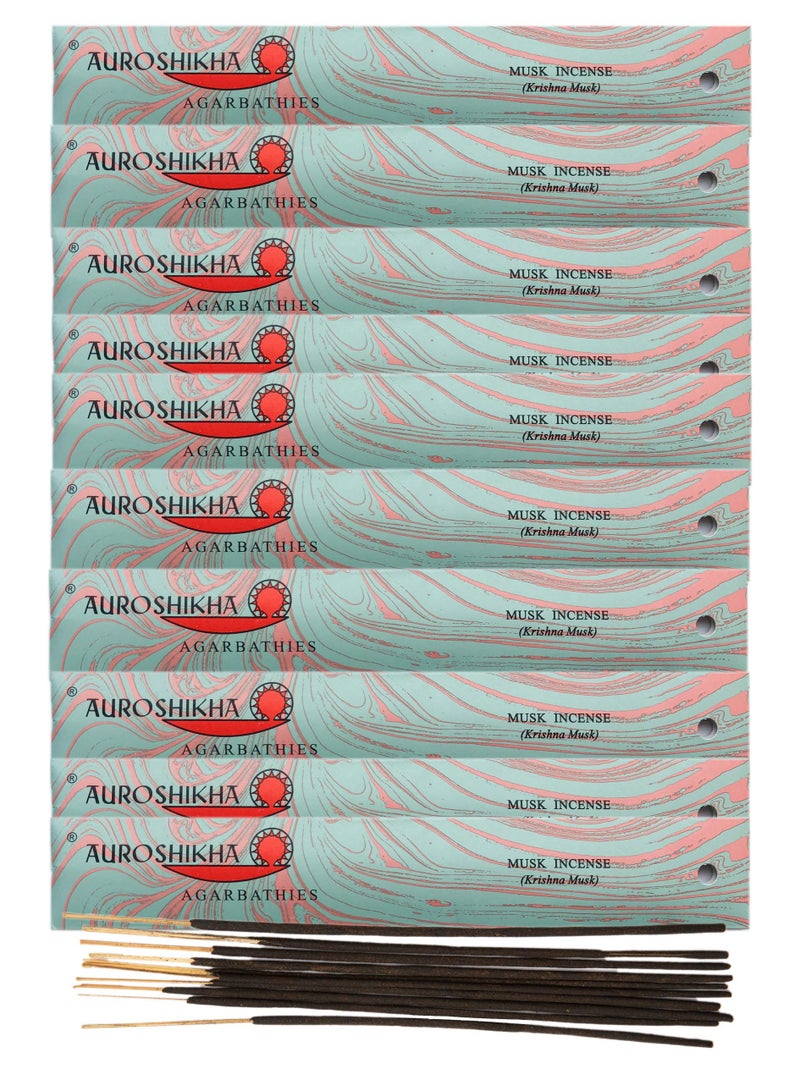 Auroshikha Marbling Musk 10 Pack Total of 100 gram
