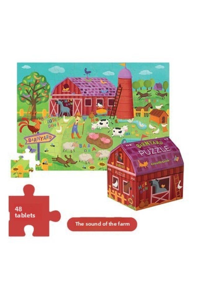 Generic - [Clearance] American Crocodile Creek Crocodile Valley Puzzle Collection-Color:12-pc Mini Blast Blast Off - Image 1