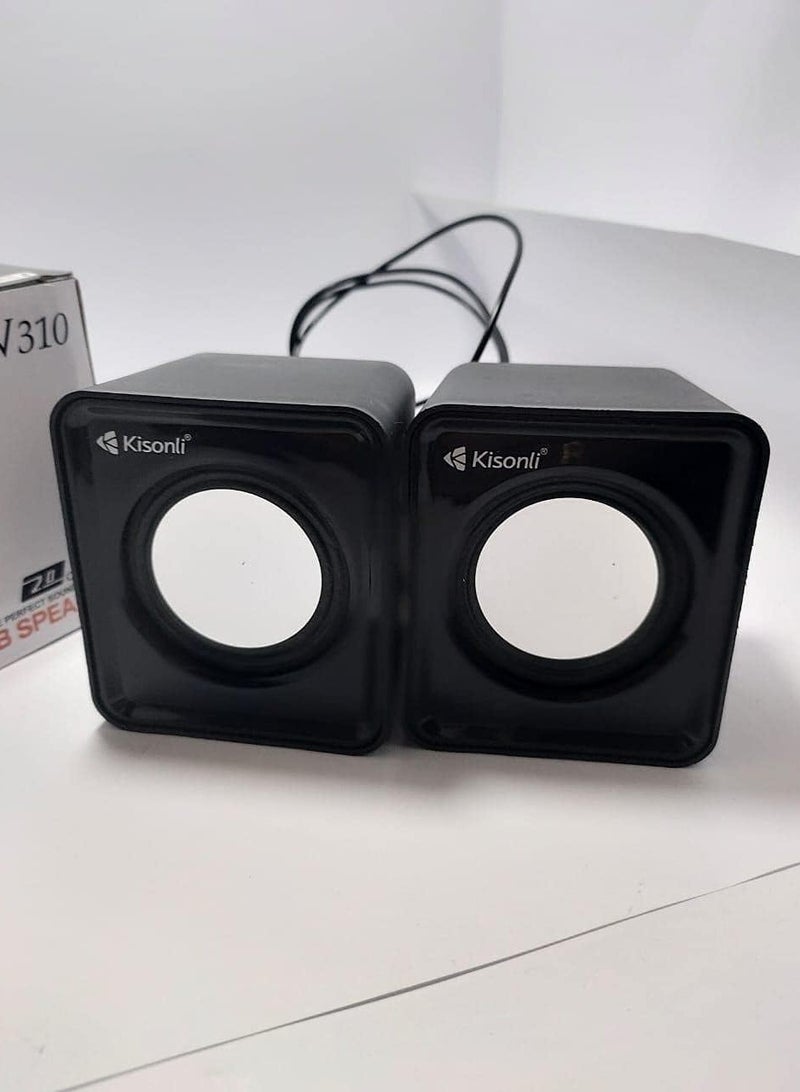 Kisonli V310 USB Mini Computer Speaker – 3W × 2 - Image 2