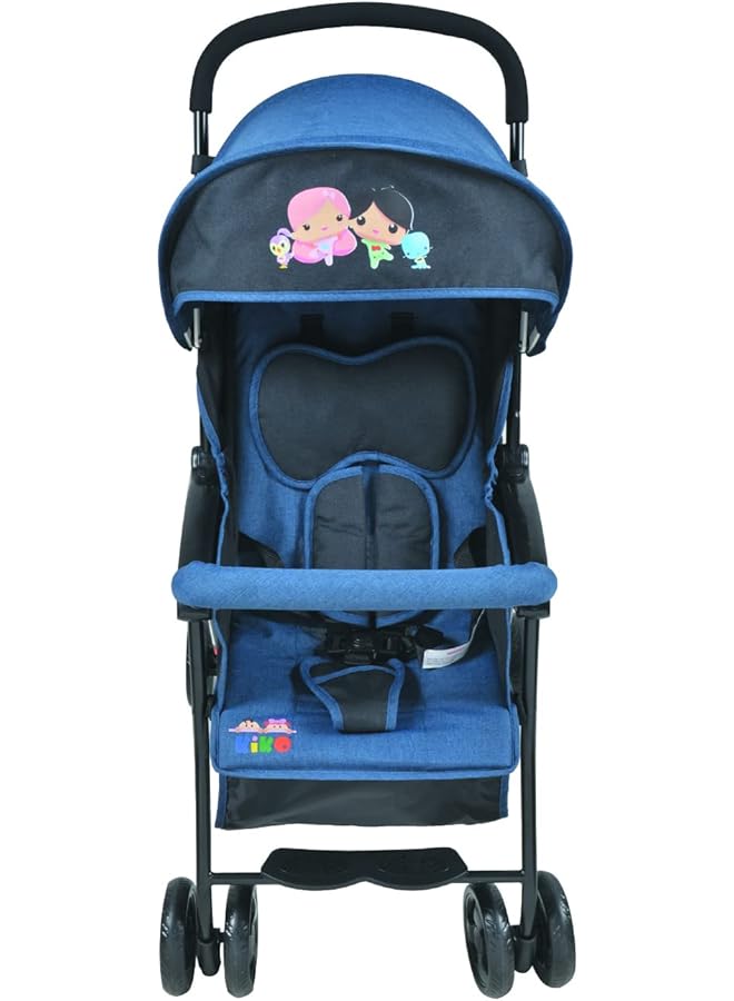Kiko Stroller For Newborn Baby Blue - Image 2