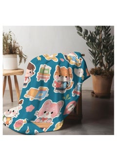 General Baby and children's cartoon flannel thin blanket (warm and comfortable, suitable for sleep, games) 70cm*100cm - 156  - Image 5
