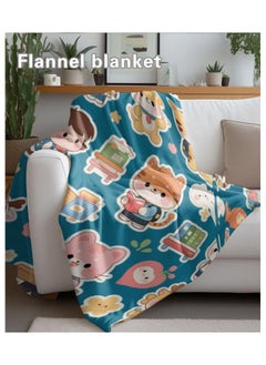 General Baby and children's cartoon flannel thin blanket (warm and comfortable, suitable for sleep, games) 70cm*100cm - 156  - Image 4